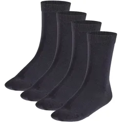 FALKE Kinder Socken, 4er Pack - Happy, Kurzsocken Dunkelblau / 27-30
