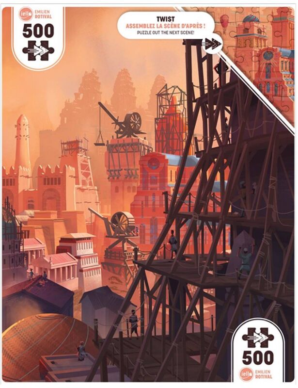 iello Puzzle TWIST 500 pcs - Ancient City