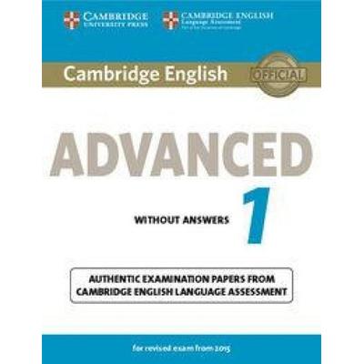 Cambridge English Advanced 1 for Revised Exam from 2015 Student's Book without Answers, Taschenbuch von Cambridge ESOL, Cambridge University Press,