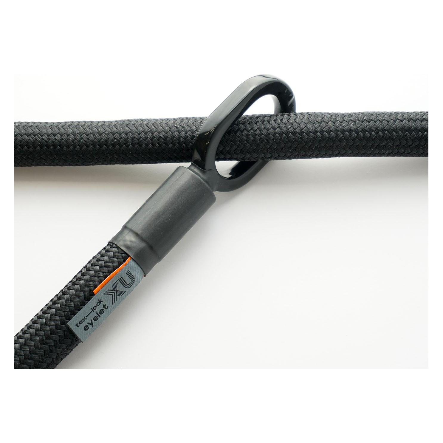 Tex-Lock - Öse mit U/X-Schloss (Onyx-Schwarz/160 cm) (160 cm) (31.110.001.160)