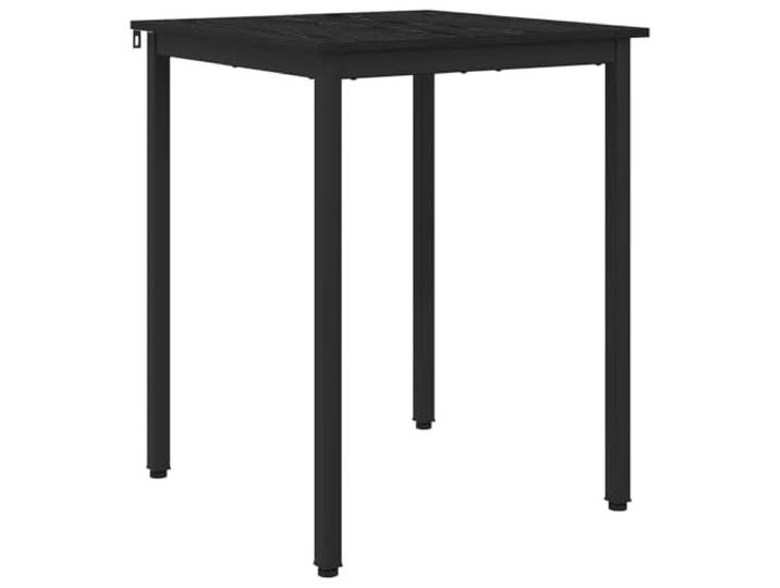 HKLGBVCR Esstisch, rechteckig, 60 x 60 x 75 cm, Verbundholz, Schwarz
