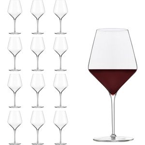 Libbey Weingläser Prism, Rotweingläser, 710ml, 12 Stück