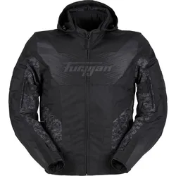 Furygan Shard Pixel, Textiljacke wasserdicht - Schwarz/Grau - S