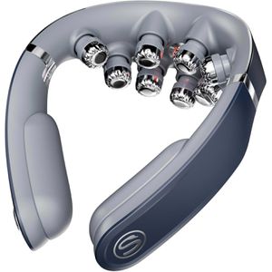 SKG Nackenmassagegerät G7 Pro-Fold, blau, mit Akku, Vibrationsmassage, faltbar, mit Wärmefunktion