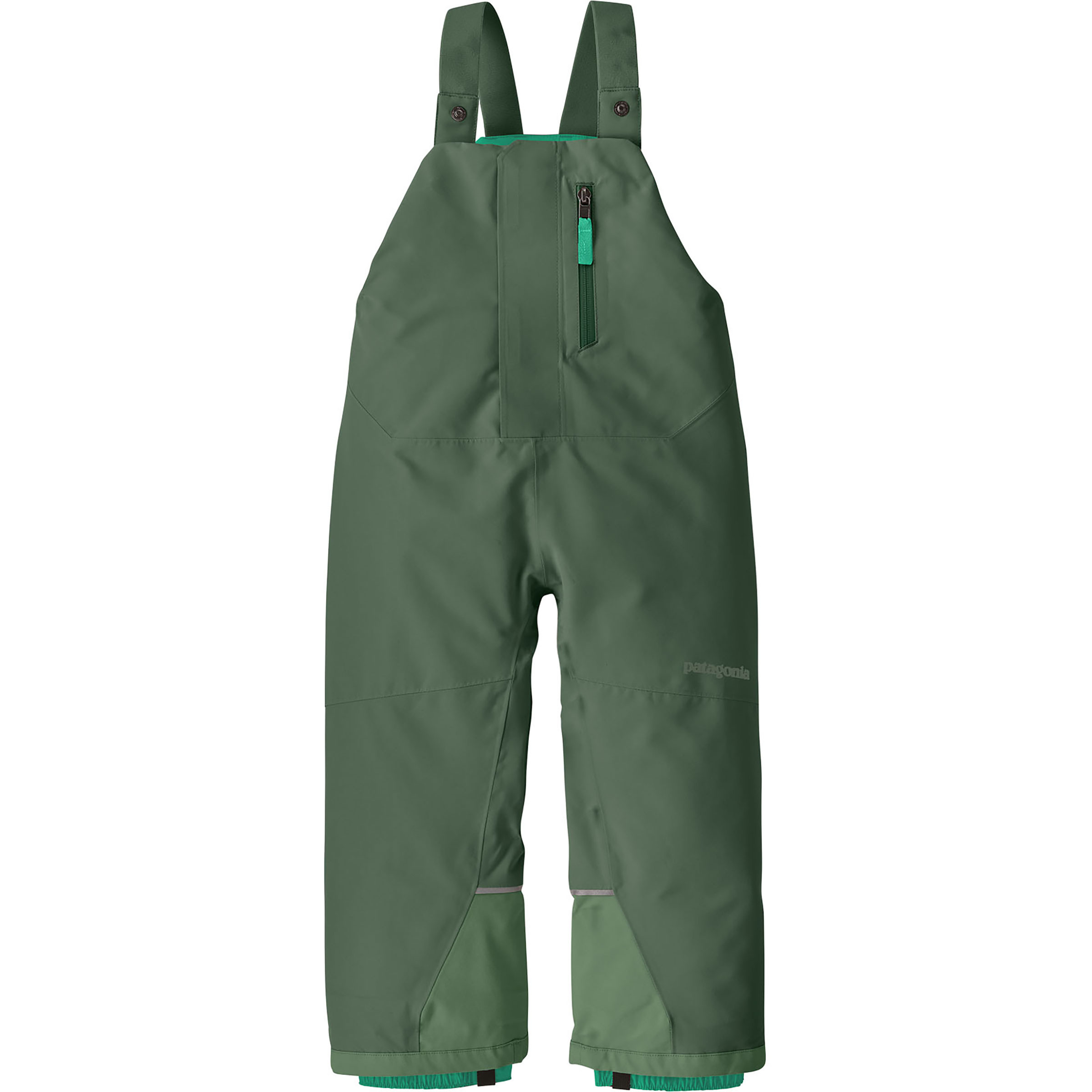 Patagonia Baby Snow Pile Bibs Hose Kinder Isolationshose gruen Größe 89 Lifestyle Isolierend Wasserabweisend
