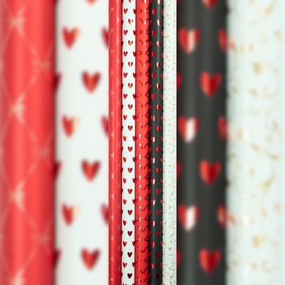 Clairefontaine 30x Geschenkpapier Premium 80g, glänzend, Rolle 2x0,70m - Sortierung 95886C