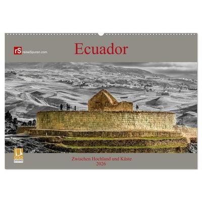 Ecuador 2026 Zwischen Hochland und Küste (Wandkalender 2026 DIN A2 quer), CALVENDO Monatskalender