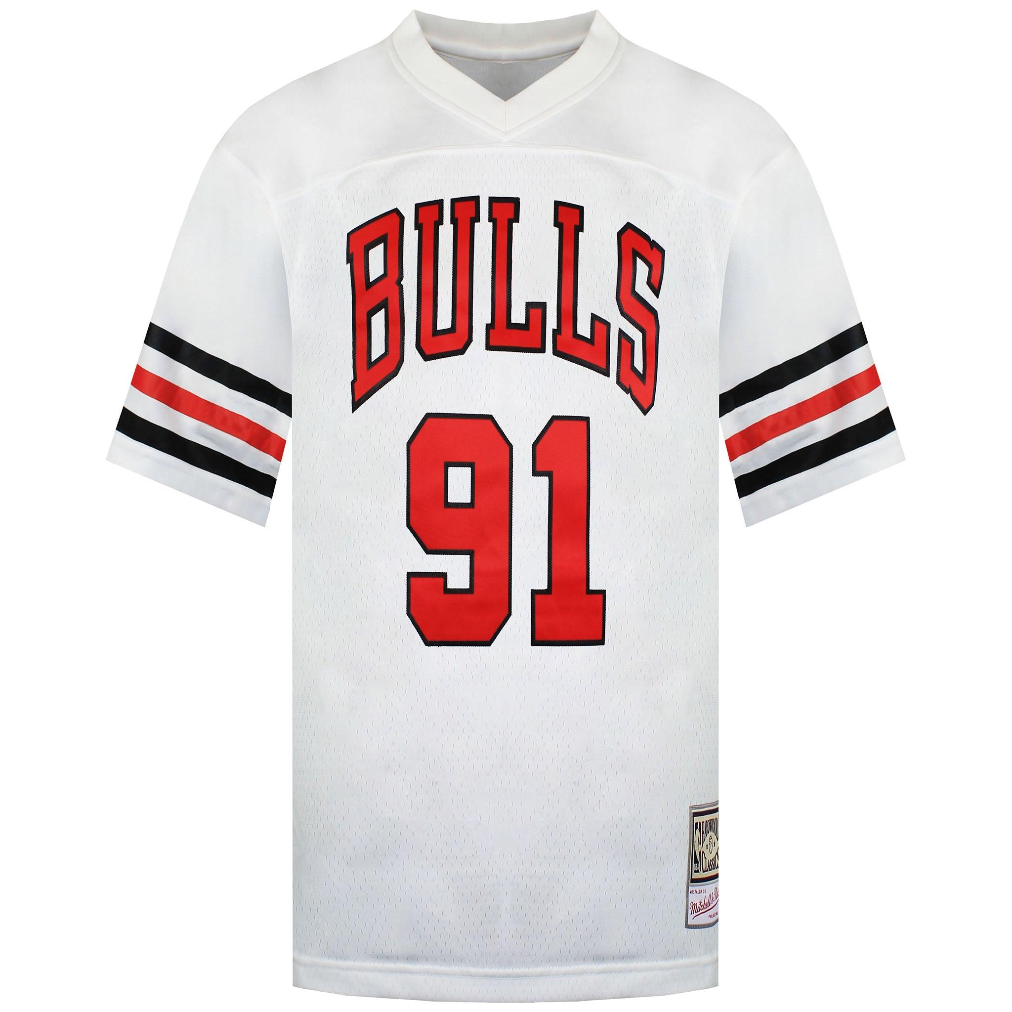 Mitchell & Ness NBA Chicago Bulls 91 Rodman Herren Audible Trikot