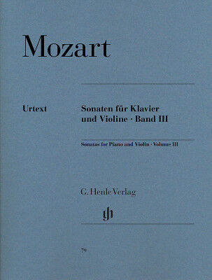 Henle Verlag Mozart Violinsonaten 3