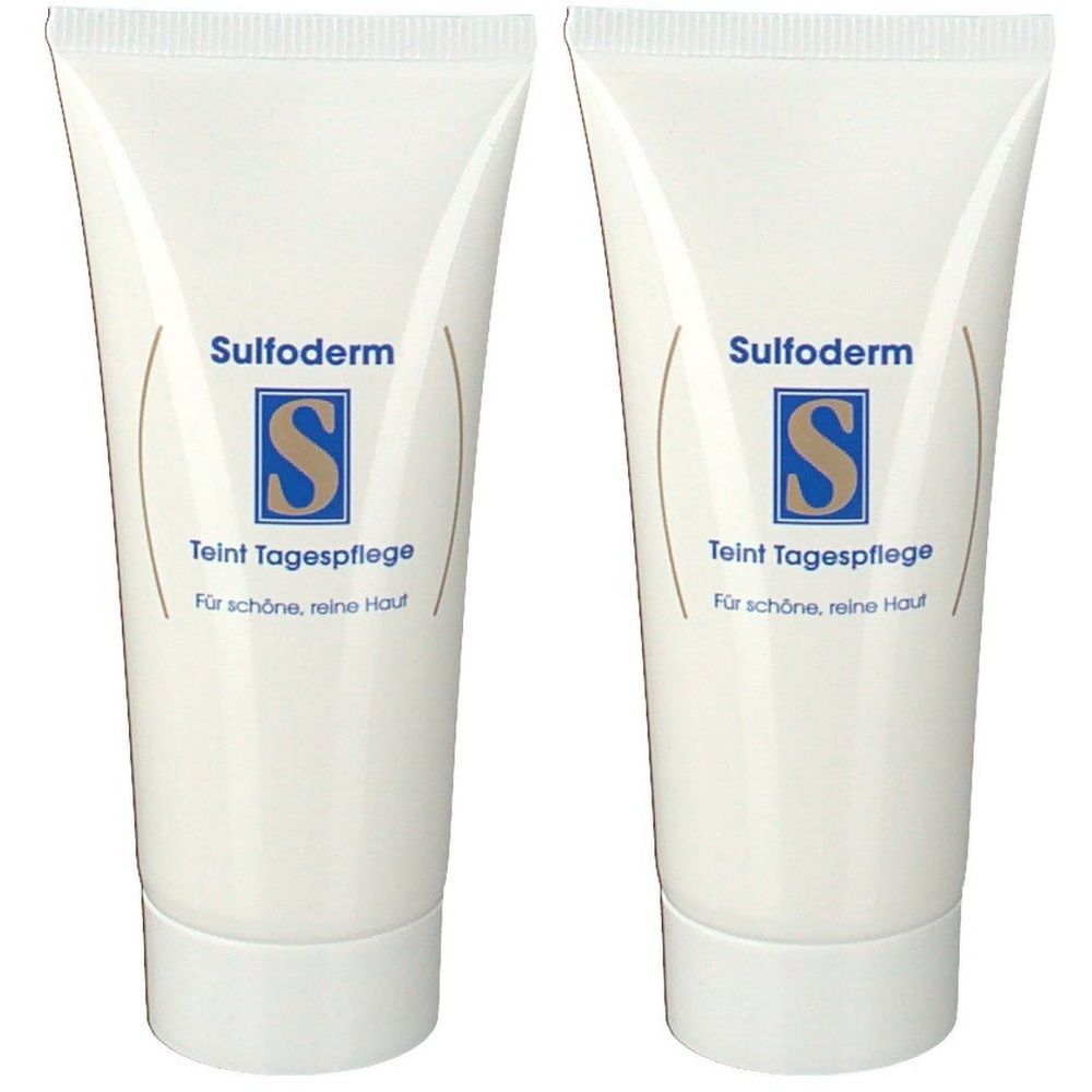 Sulfoderm S Teint Tagespflege parfümfrei 2x 2x40 ml Creme