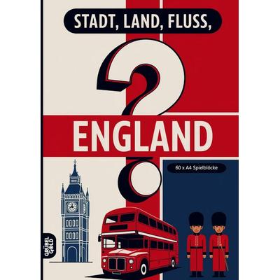 Stadt, Land, Fluss, England, Taschenbuch von Grübelgold Rätselhefte, Grübelgold, 978-3-693-19243-6
