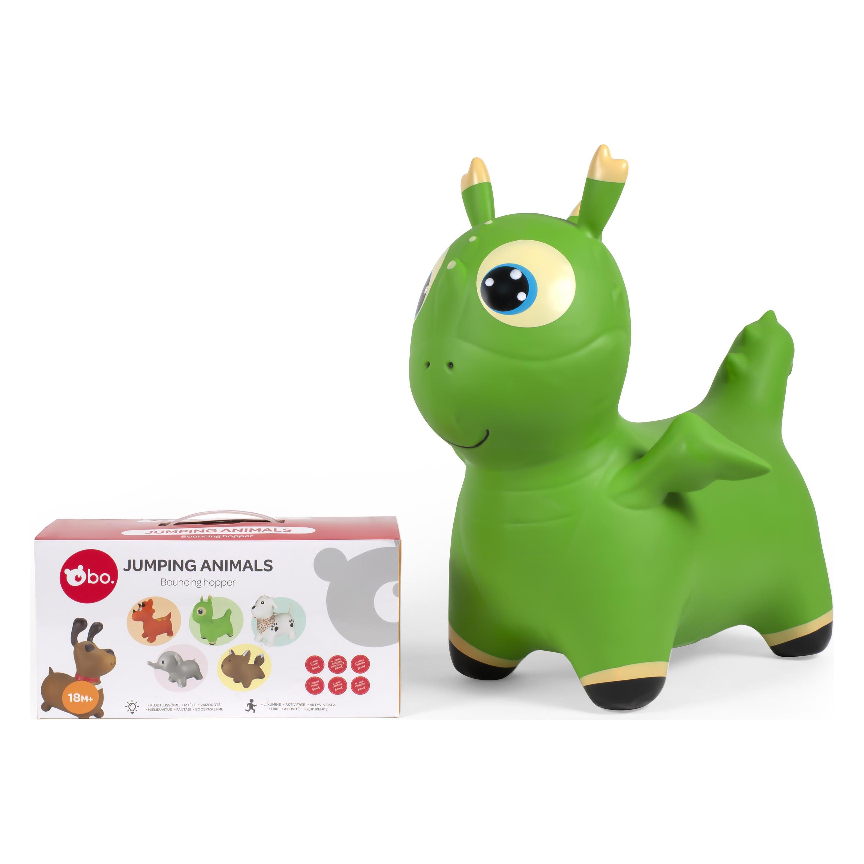 Science4you BO Jumping Animal Bouncer -pomppueläin, Green Dino (8012ML)
