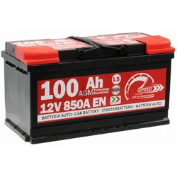 SPEED Autobatterie AGM 12V 100Ah 850A rechts 353x175x190 mm 7902041