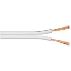 MicroConnect Speaker cable, 50m, white (50 m, 1.50 mm2), Lautsprecherkabel, Weiss