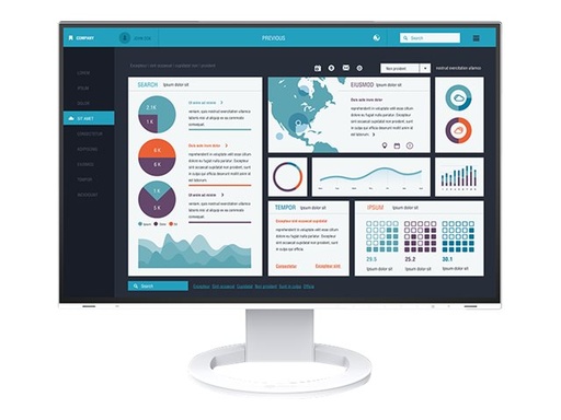 EIZO FlexScan EV2495-WT - Mit FlexStand - LED-Monitor - 61.1 cm (24.1") (EV2495-WT)