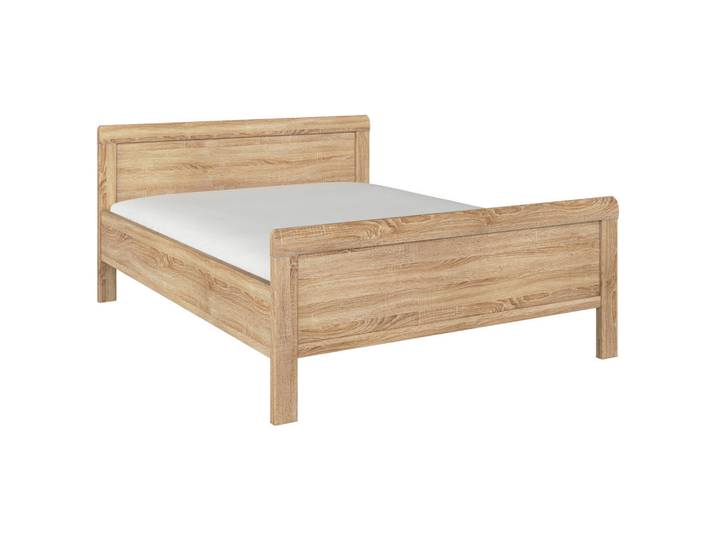 Novel Bett, Sonoma Eiche, 140x200 cm, Blauer Engel, Goldenes M, BQ - Bündnis für Qualität, Made in Germany, in verschiedenen Holzdekoren erhältlich, Größen erhältlich, Schlafzimmer, Betten, Einzelbetten