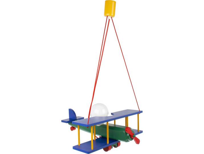 Kinderhängeleuchte Flugzeug H: 75 cm 1-Flammig