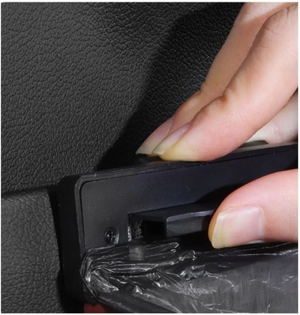 INF Sac Poubelle Suspendu pour Voiture - Organisateur de Siège Arrière, Poubelle Étanche pour Véhicule Marron