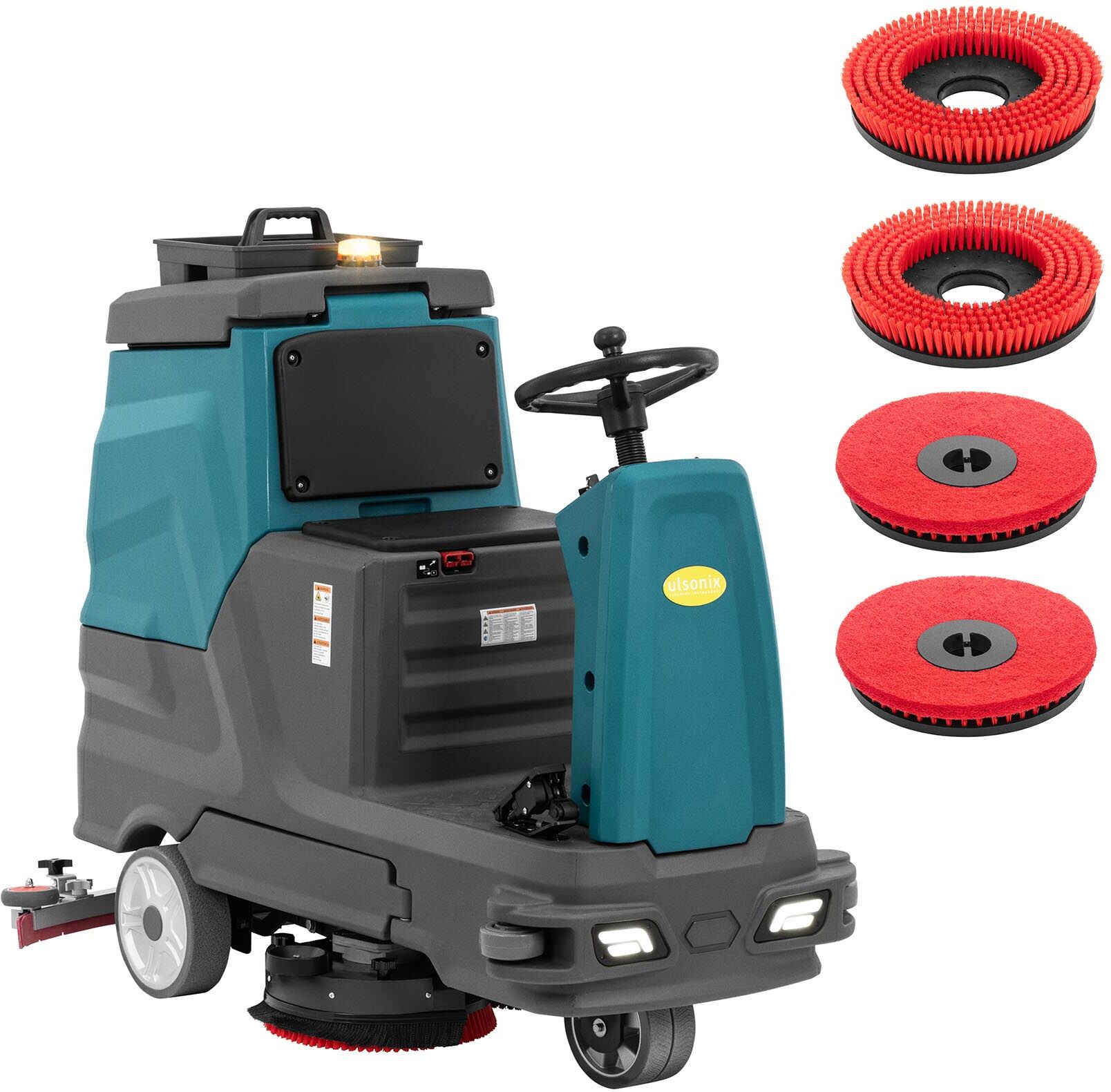 ulsonix Aufsitz-Scheuersaugmaschine - 96 cm - 5200 m²/h TOPCLEAN BATA SELF