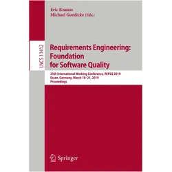 Requirements Engineering: Foundation for Software Quality, Fachbücher von Eric Knauss, Michael Goedicke