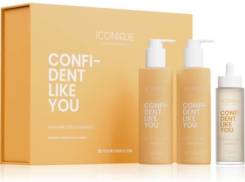 ICONIQUE Professional CONFIDENT LIKE YOU Anti-Hair Loss & Thinning Set Set gegen Haarausfall