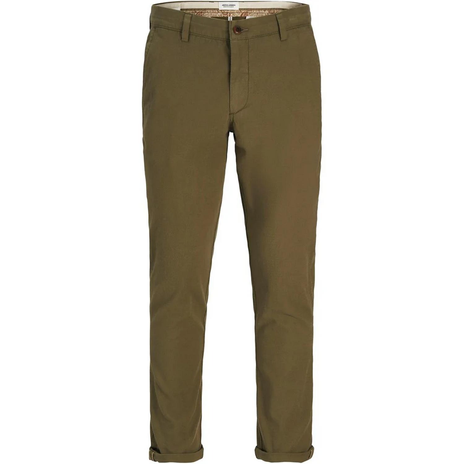 Jack And Jones Heren Slanke chino's (Olijfnacht)