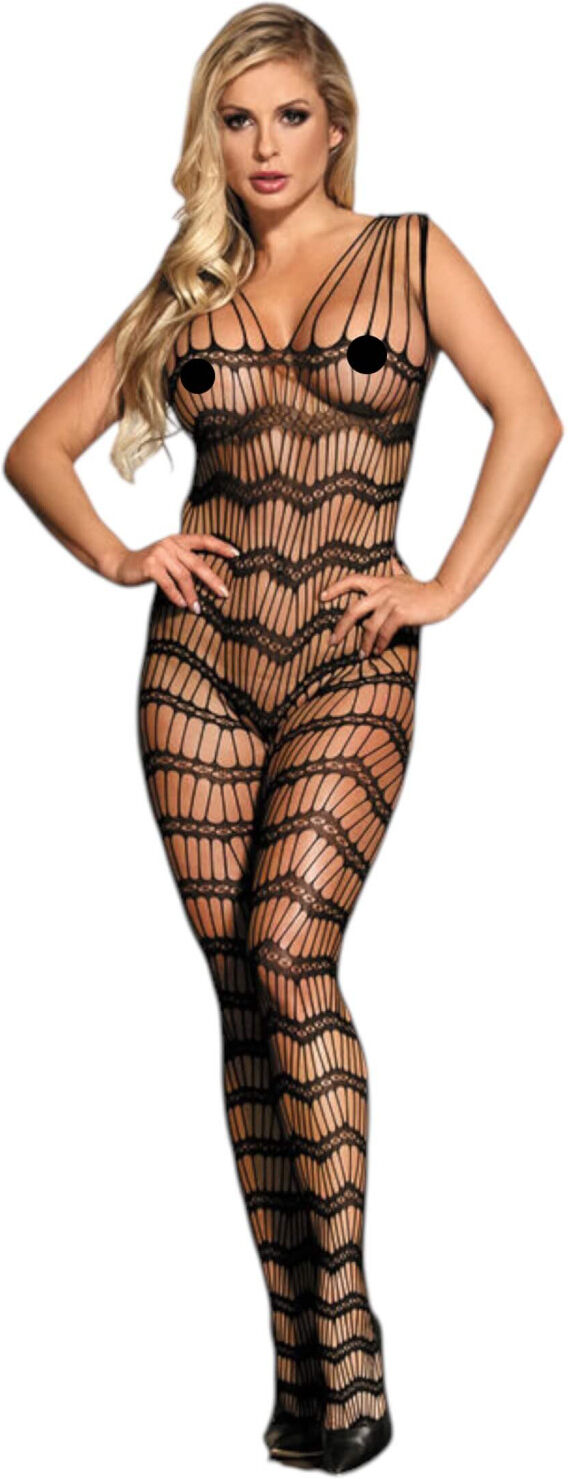 Subblime 951696 - black fishnet bodystocking (S-L)