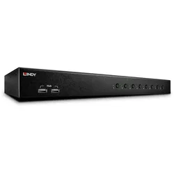 Lindy 39317 Tastatur/Video/Maus (KVM)-Switch Schwarz