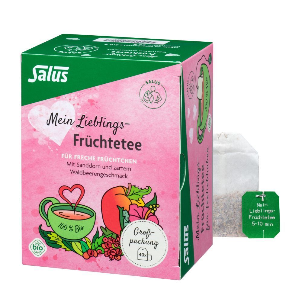 Mein LIEBLINGS-Früchte-Tee Bio Salus Filterbeutel 40 St
