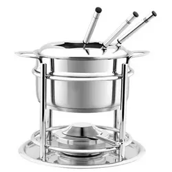 moHA! Fondue Set 11tlg. mit 6 Gabeln Edelstahl spülmaschinengeeignet