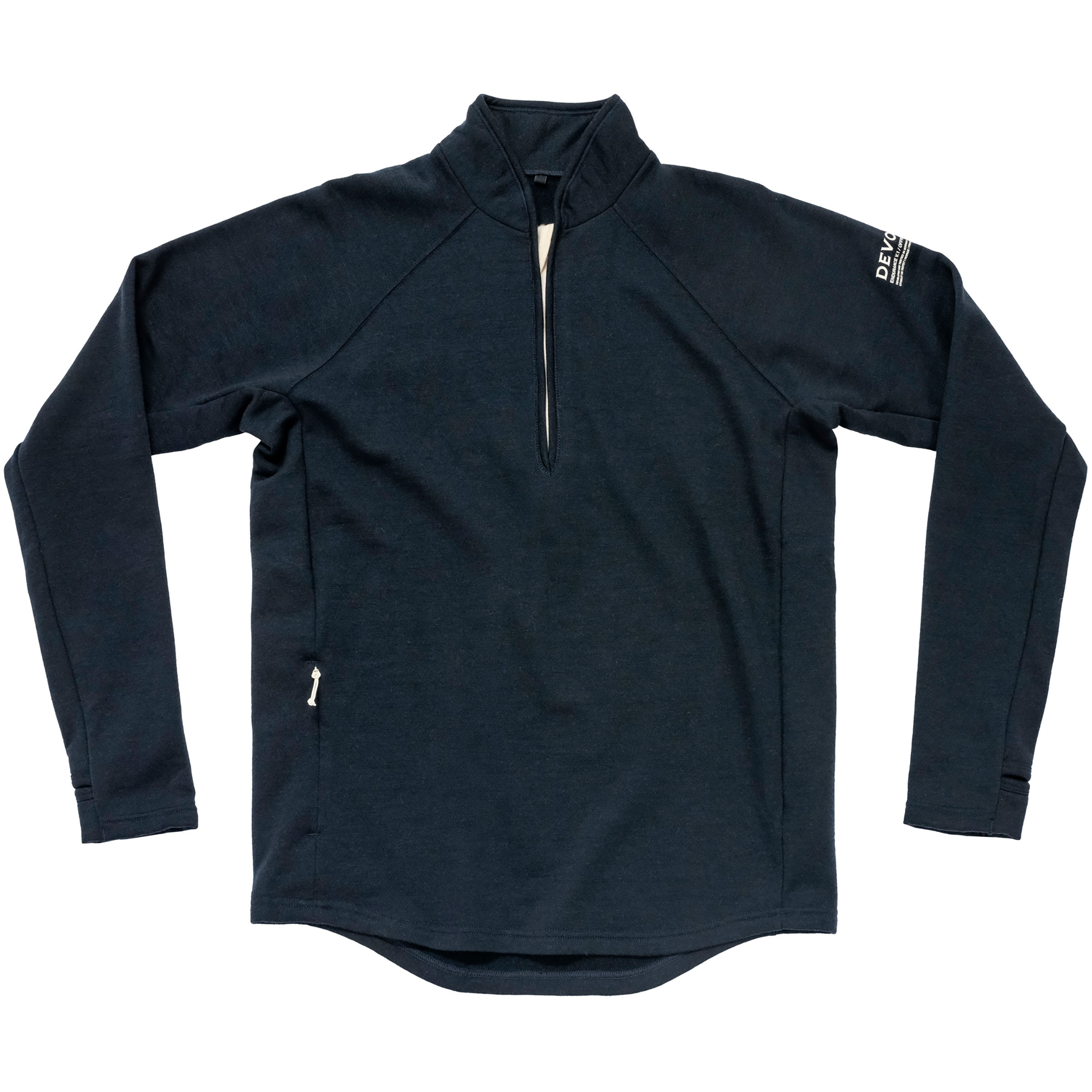 Devold Endurance Merino Zip Herren Laufshirts blau Größe XL Langlauf Klassik | Langlauf Skating | Trailrunning Widerstandsfähig Merinowolle