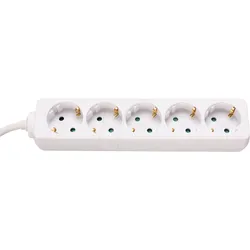 5-FACH DOSE WS - Steckdosenleiste, 5-fach, 1,4 m, weiß