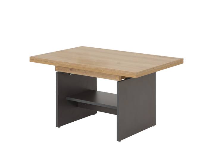 Höhenverstellbarer Couchtisch Mccaln 90 x 47 x 60cm Braun