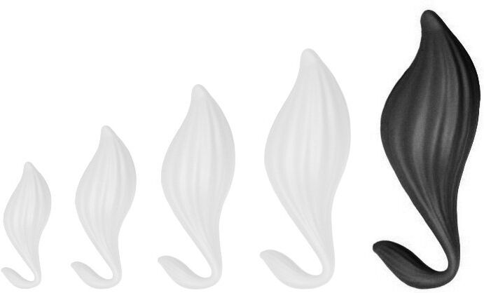 DarkSil Plug Silicone Bulby XXL 22 x 10cm Noir