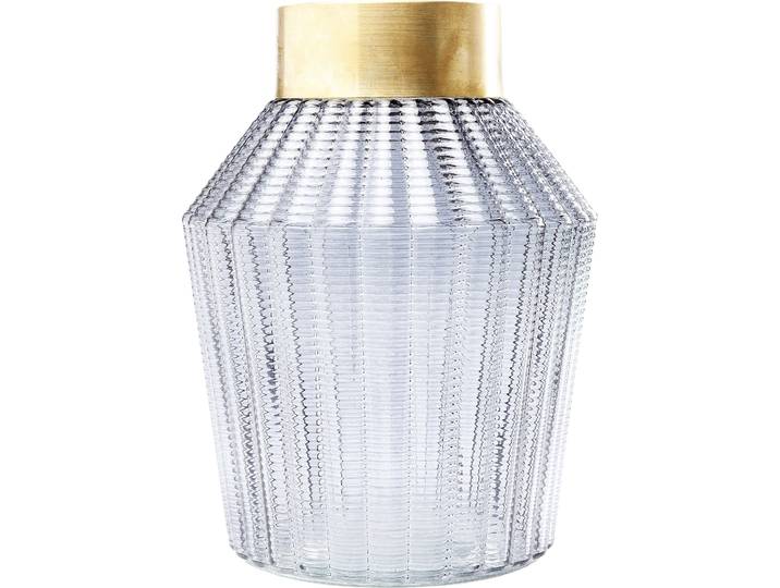 Tischvase KARE DESIGN Vase Barfly Grey 30cm , grau, B:20,5cm H:30cm T:20,5cm, Glas, Vasen, Tischvase