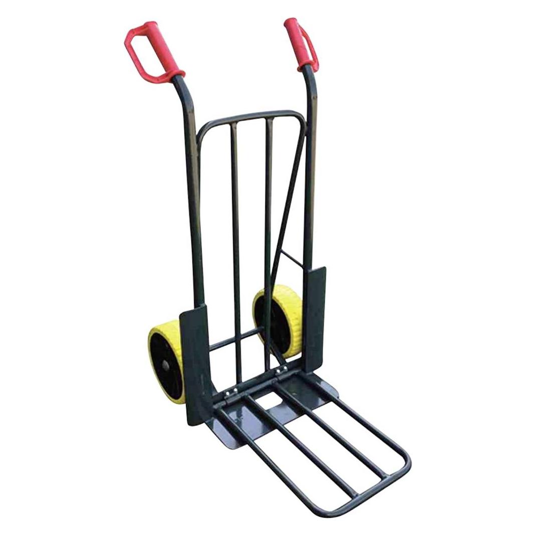 FORT Profi Sackkarre aus Stahl in anthrazit, 42,5x110 cm, Bereifung: gummiert, mit Flexlite-Rad (250 kg) (FO94023)