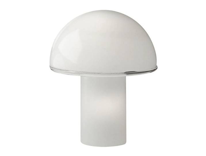 Artemide Onfale Piccolo Tischleuchte Ø20 cm Opal vit
