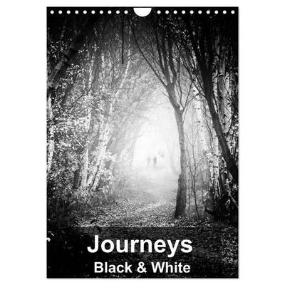 Journeys - Black & White (Wall Calendar 2027 DIN A4 portrait), CALVENDO 12 Month Wall Calendar