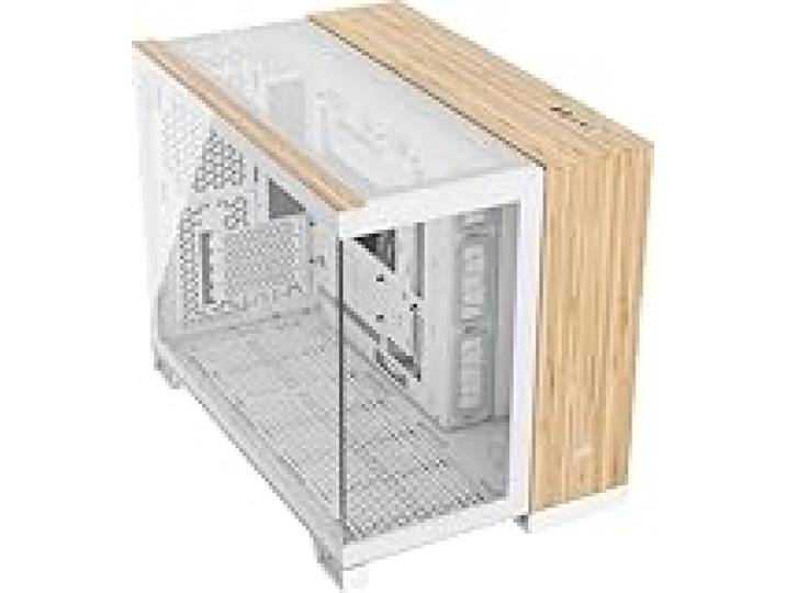 Corsair 2500x - Mid Tower - Micro Atx - Seitenteil Mit Fenster (geh?rtetes Glas) - Keine Spannungsversorgung (atx) - Wei?, Bamboo Wood - Usb/audio (c