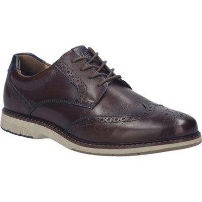 Schnürschuh JOSEF SEIBEL "Stuart 04, castagne-kombi", Herren, Gr. 46, braun (castagne, kombi), Obermaterial: 100% Rindsleder Leather cow., Schuhe Schnürschuh