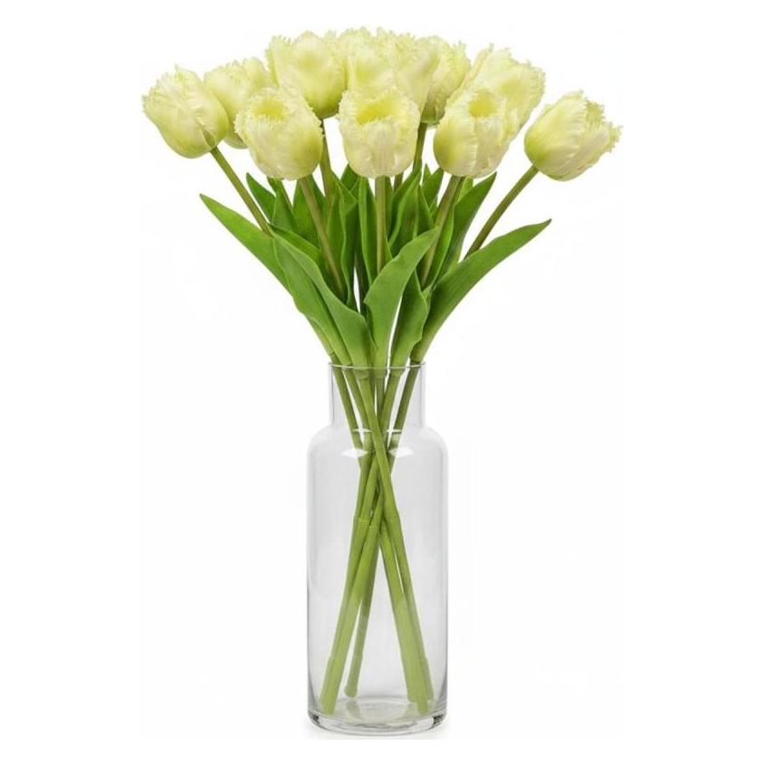 Saska Garden Tulipan Biały 38cm Jak żywy Dekoracja Wiosenna (38 cm) (67406388)