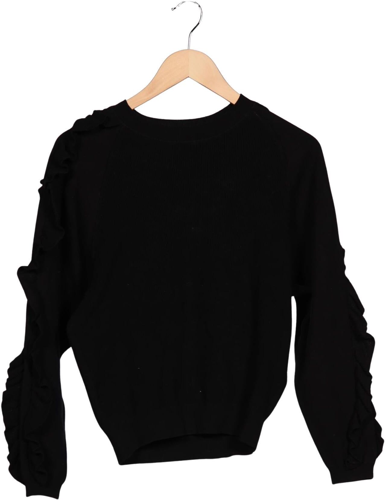 ba&sh Damen Pullover, Schwarz, Gr. EU 34, Baumwolle - Second Hand