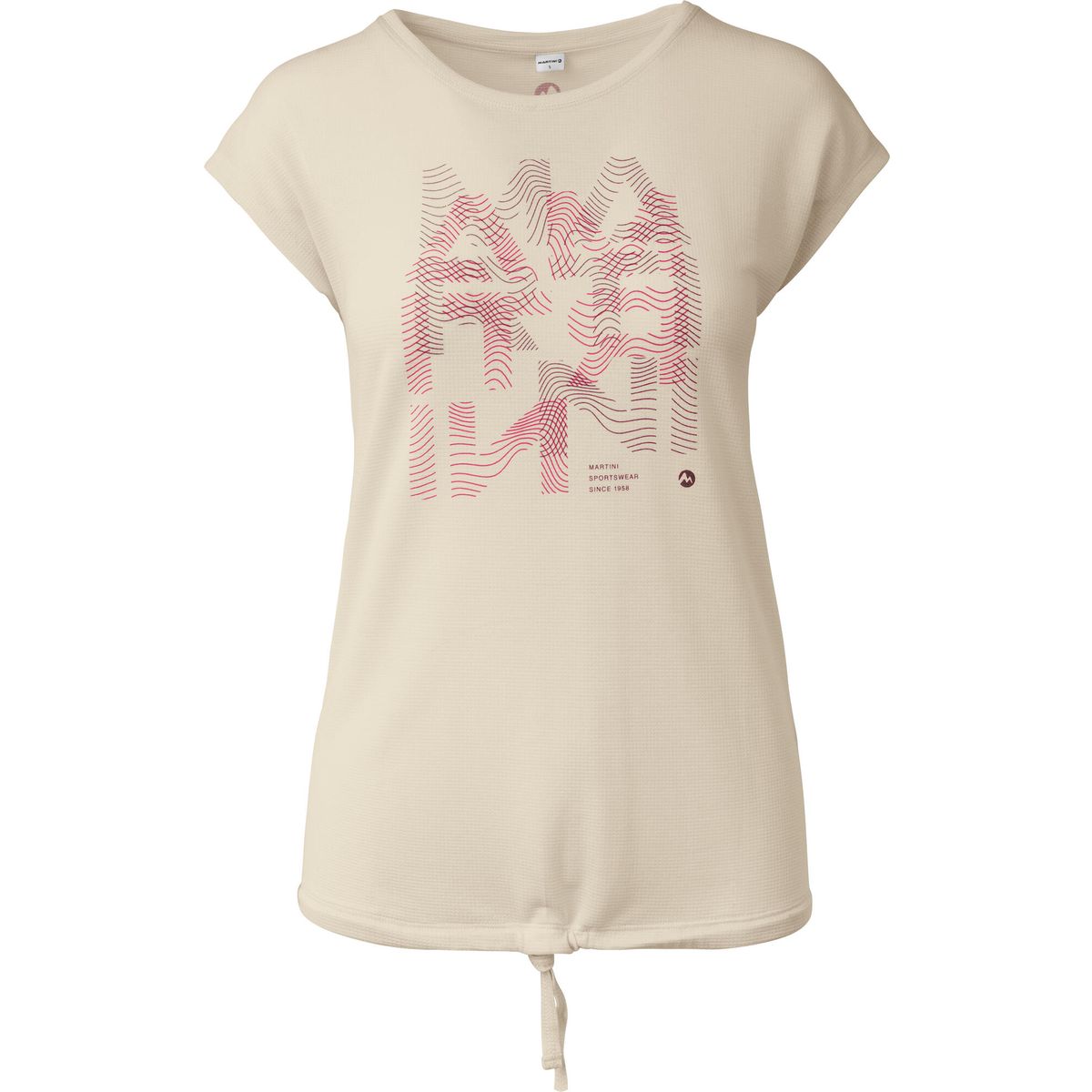 Martini Alpmate Flow Shirt W off white/fuchsia (301/570) L SS5AM0582B-301/570-L