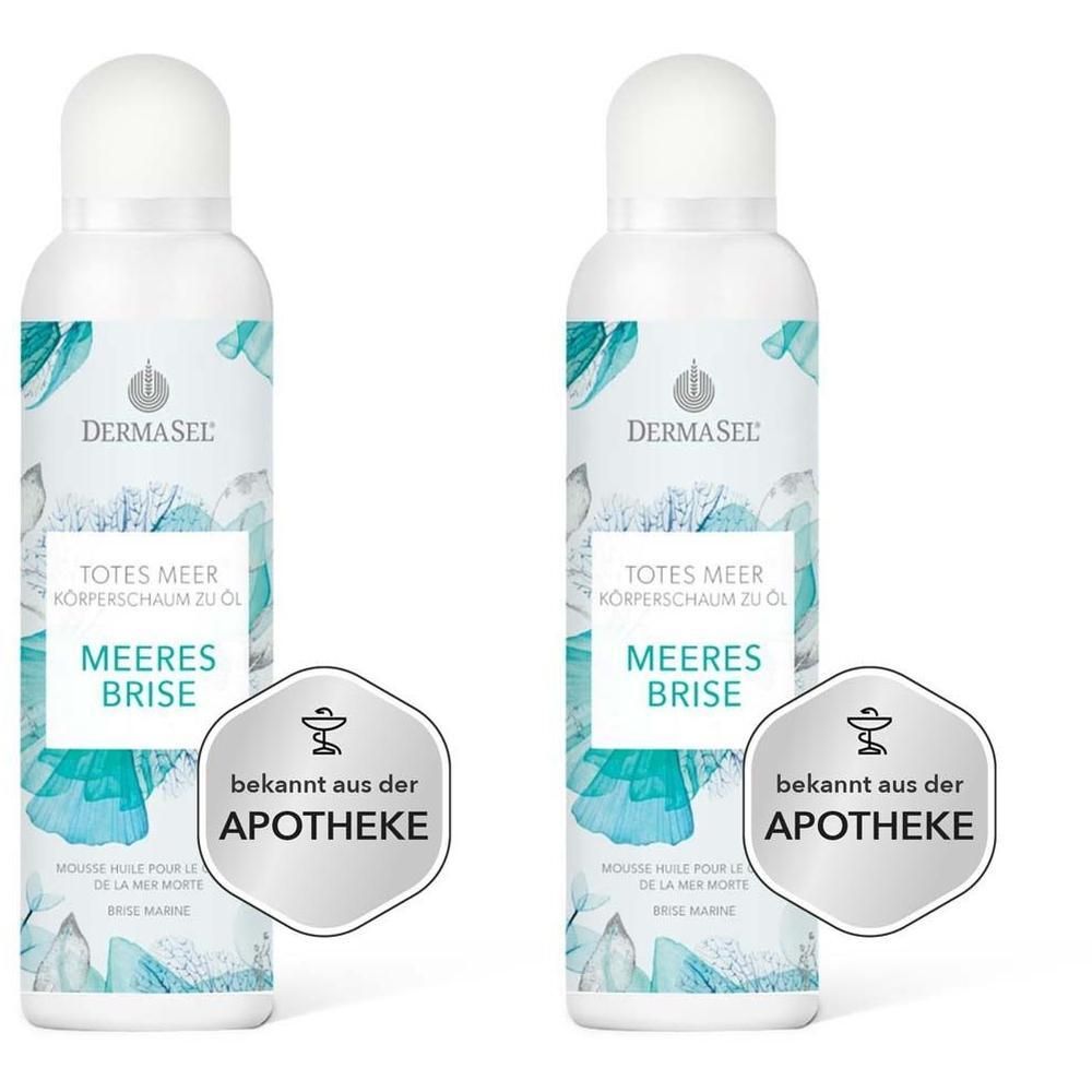 Dermasel Totes Meer Körperschaum zu Öl Meeresbrise 2x 2x150 ml Schaum