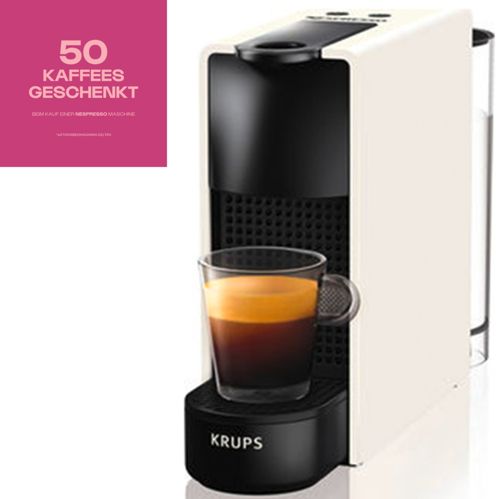 Nespresso XN 1101 Essenza Mini Coffee Machine white by Krups