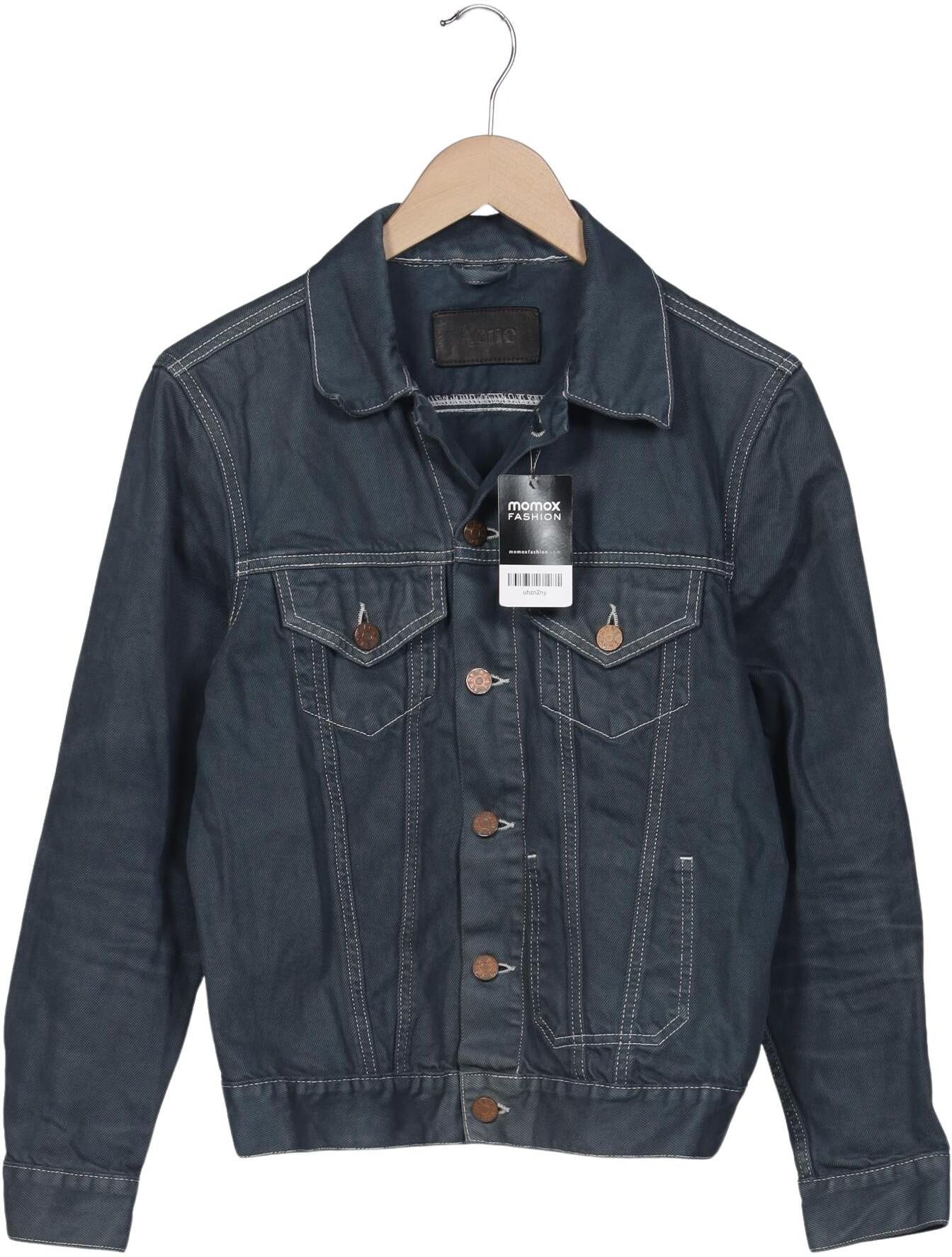 Acne Studios Herren Jacke, Blau, Gr. S, Baumwolle - Second Hand