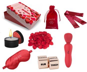 Dream Toys Amour The Magic Of Love Wonderful Wand Kit conjunto de acessórios eróticos 7 un.. Amour The Magic Of Love Wonderful Wand Kit