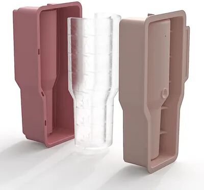 Universal Stock Stanley Ice Mold Silicone Ice Cube Mold For Tumblers pink