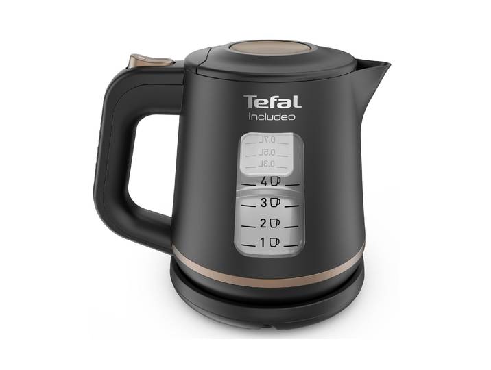 TEFAL Wasserkocher Includeo KI5338 , schwarz, B:16,6cm H:20cm T:23,3cm, Wasserkocher, Wasserkocher