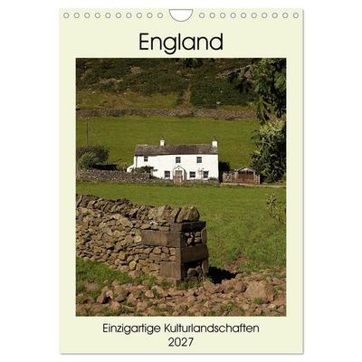 England - Einzigartige Kulturlandschaften (Wandkalender 2027 DIN A4 hoch), CALVENDO Monatskalender